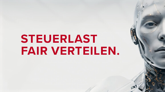 Kampagnenbild Steuerlast fair verteilen
