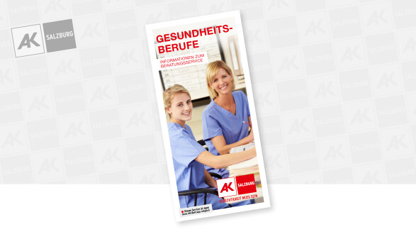 Ansicht des Folders Gesundheitsberufe