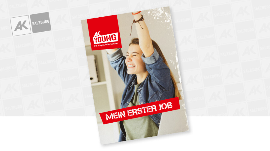 Titelseite Mein erster Job © sternenklar gmbh, stock.adobe.com Ansicht Broschüre Mein erster Job