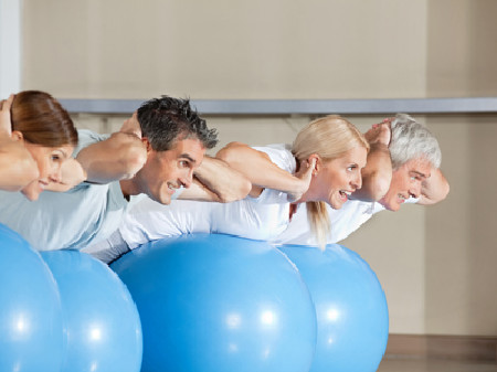 Menschen beim Sport